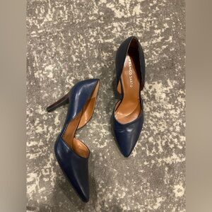 Franco Sarto Elegant Dark Blue Heels